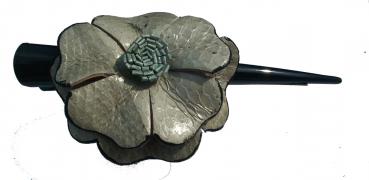 Hairclip whith Leather